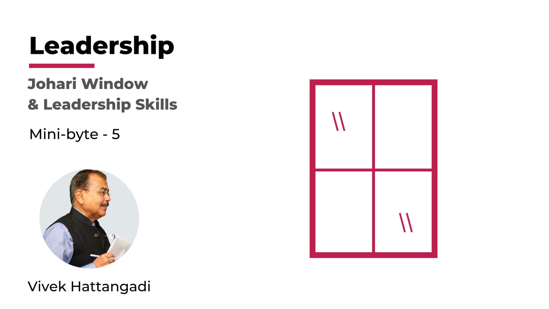 Mini-byte - 5: Johari Window & Leadership Skills