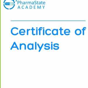 Certificate of Analysis