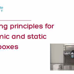 Working principles for dynamic and static pass boxes