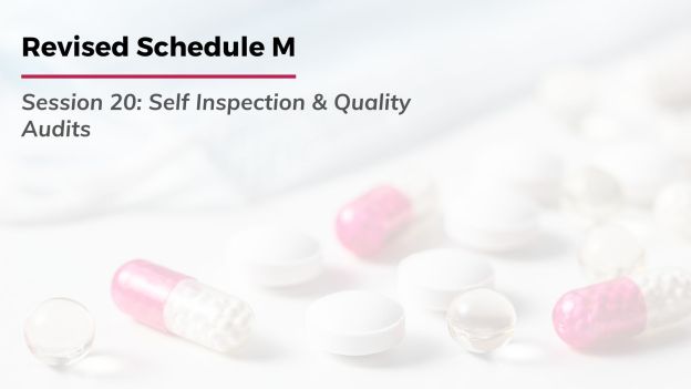 Revised Schedule M: Self Inspection & Quality Audits